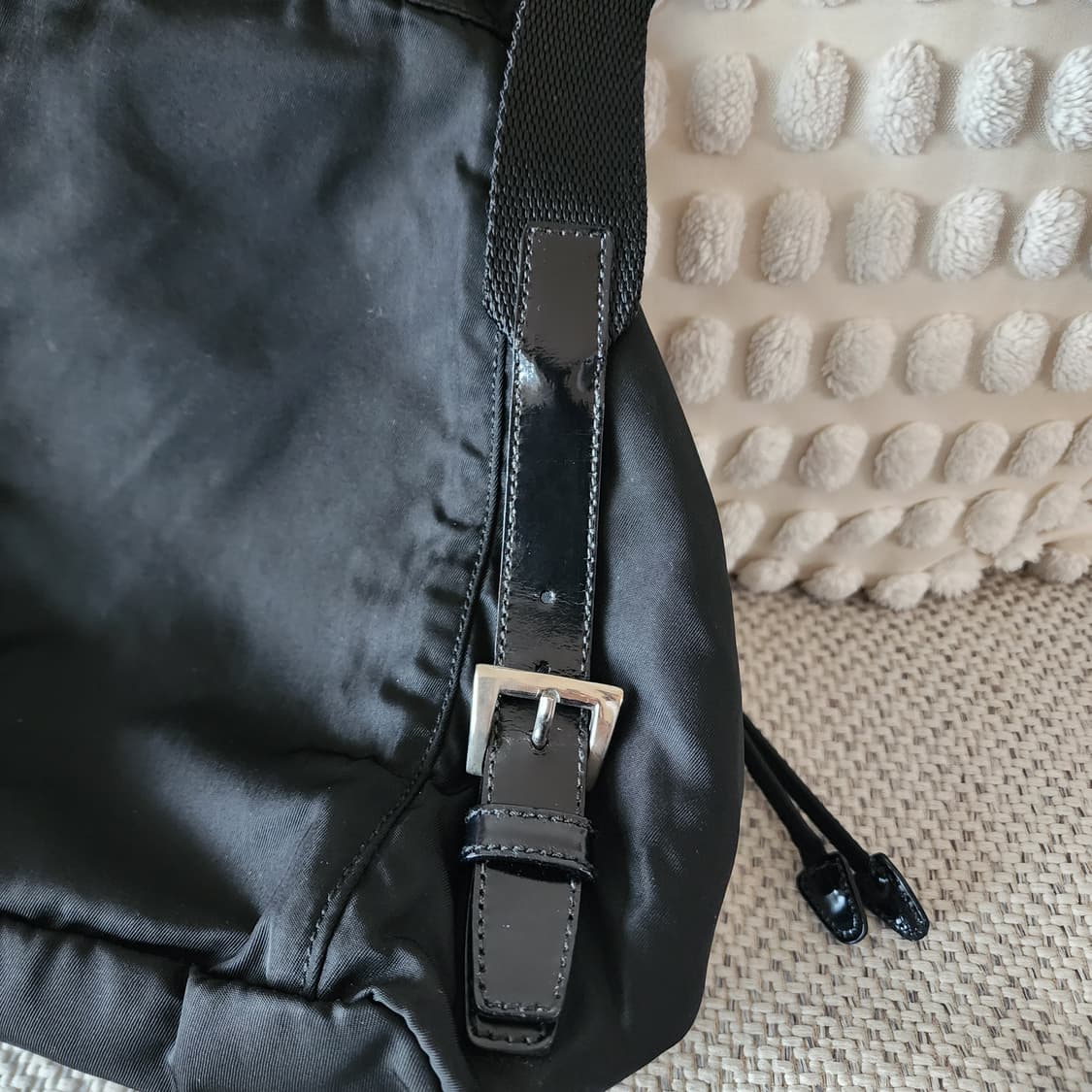 상태양호 프라다 포코노 나일론 원포켓 백팩 미니 상품이미지7