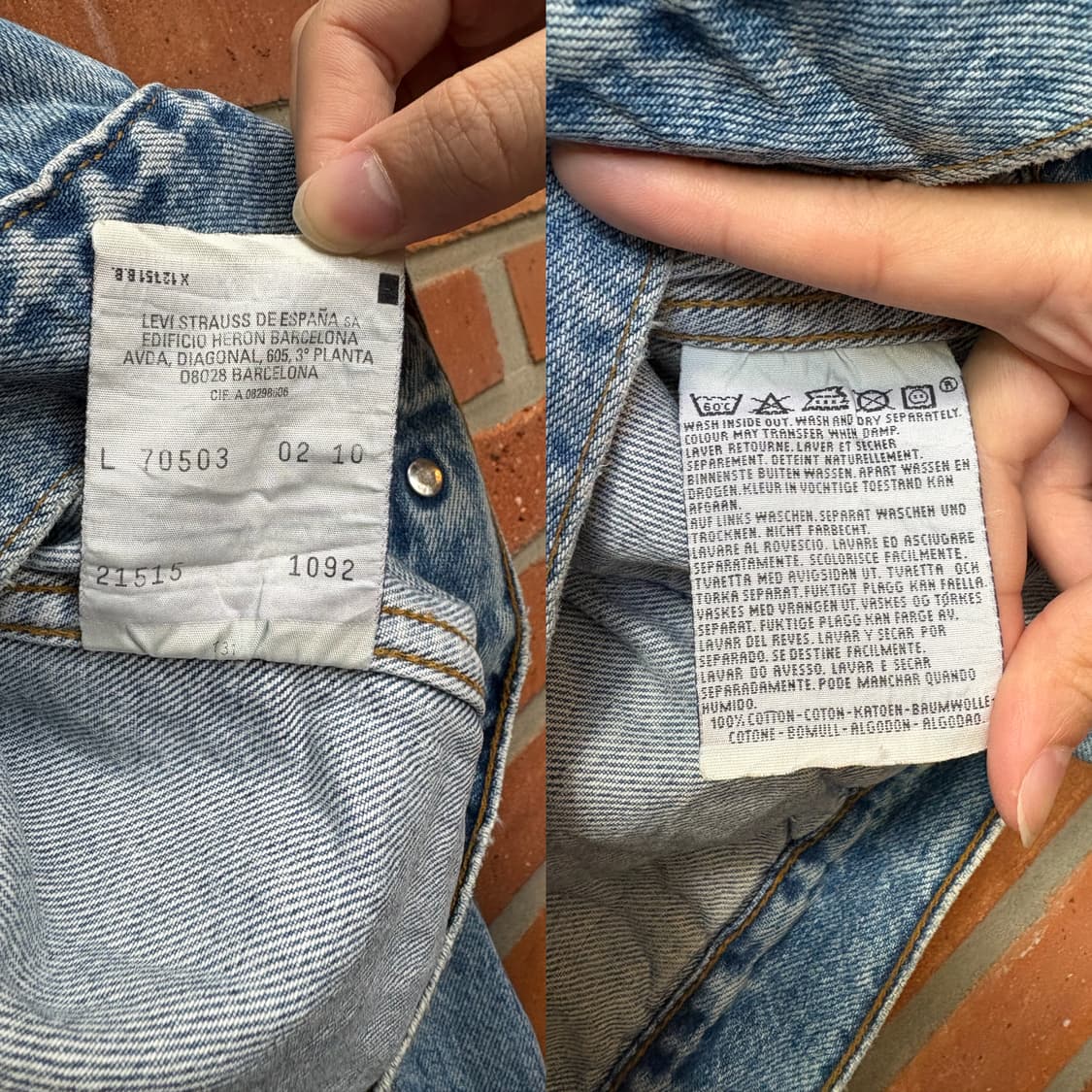 90s Levi’s 리바이스 70503 Type III 트러커 자켓 상품이미지10