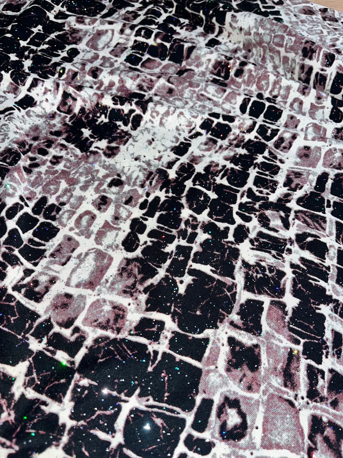 뱀피 패턴 긴팔 블라우스 갸루 긱시크 호피 VTG y2k 공겜여주고스펑크 상품이미지2