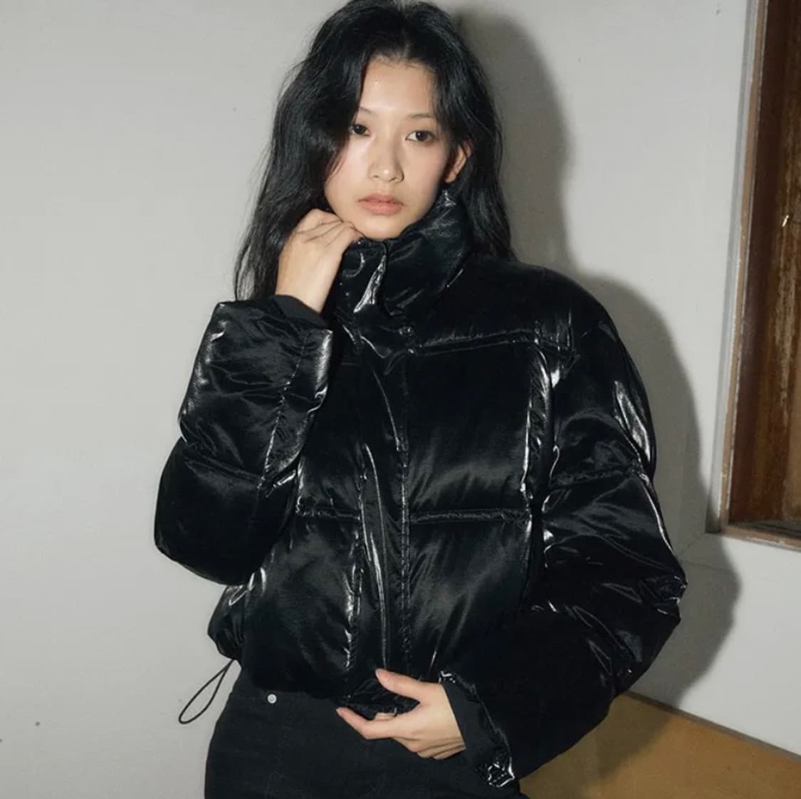 헬레네파리스 벨벳티 크롭 웰론 푸퍼 상품이미지1