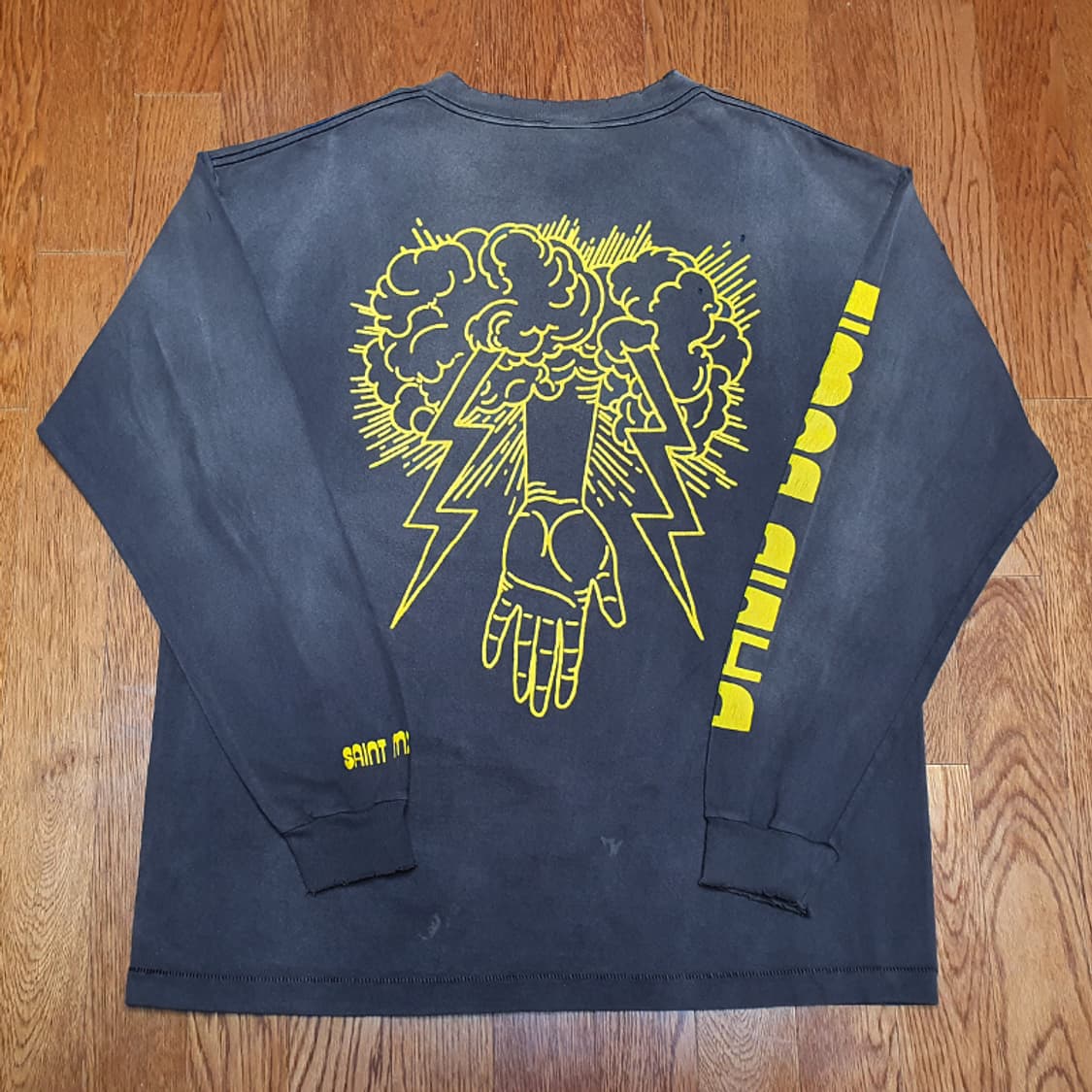 [XL] 세인트미카엘 x 데이비드보위 롱슬리브 블랙 새제품 상품이미지2