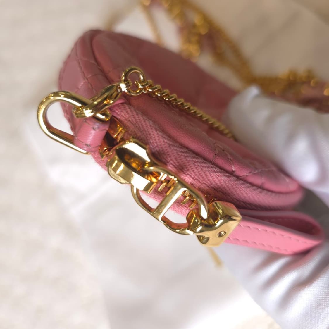 [중고/정품] 디올 까로 라운드 미니 파우치 상품이미지3