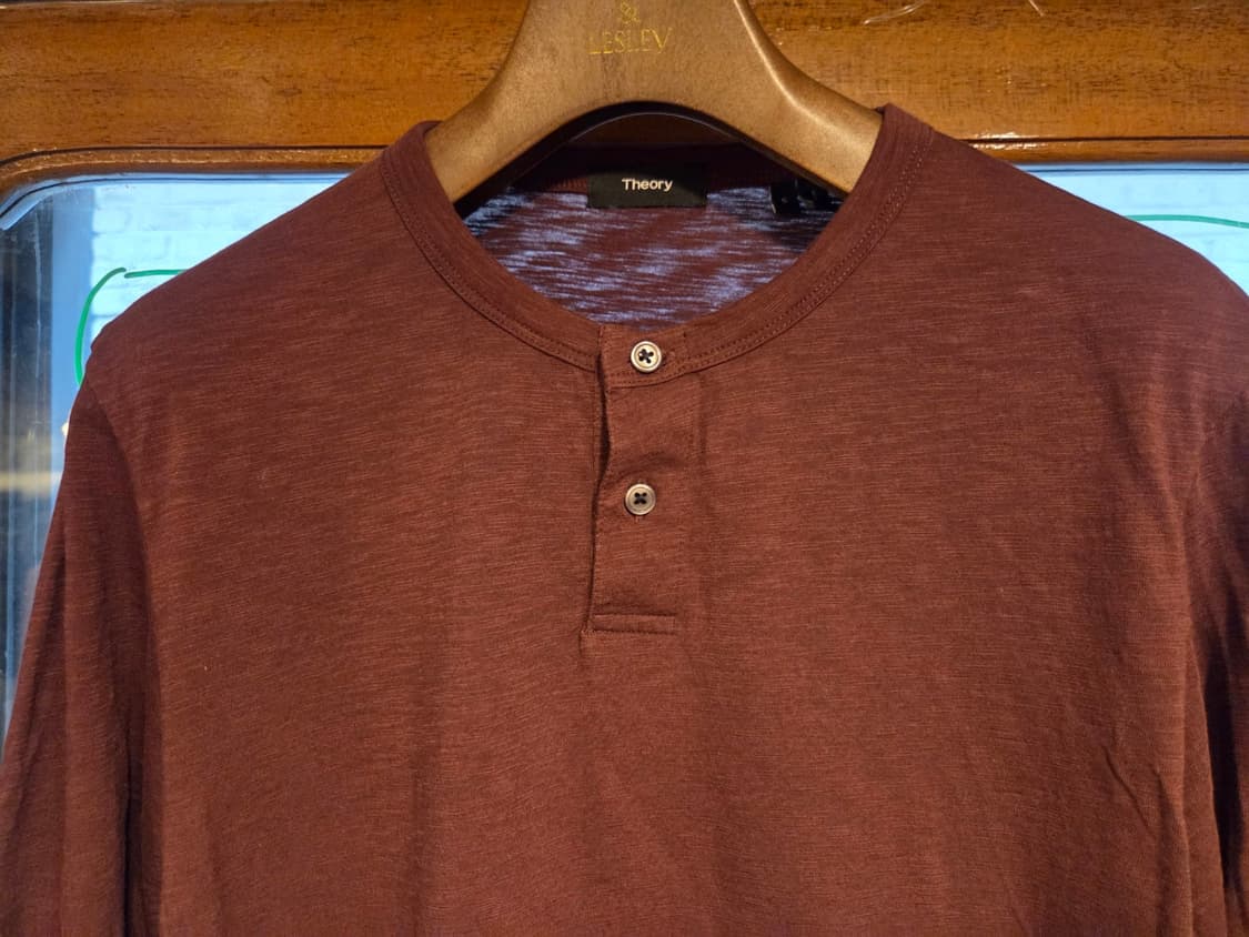 띠어리 헨리넥 티셔츠 상품이미지3