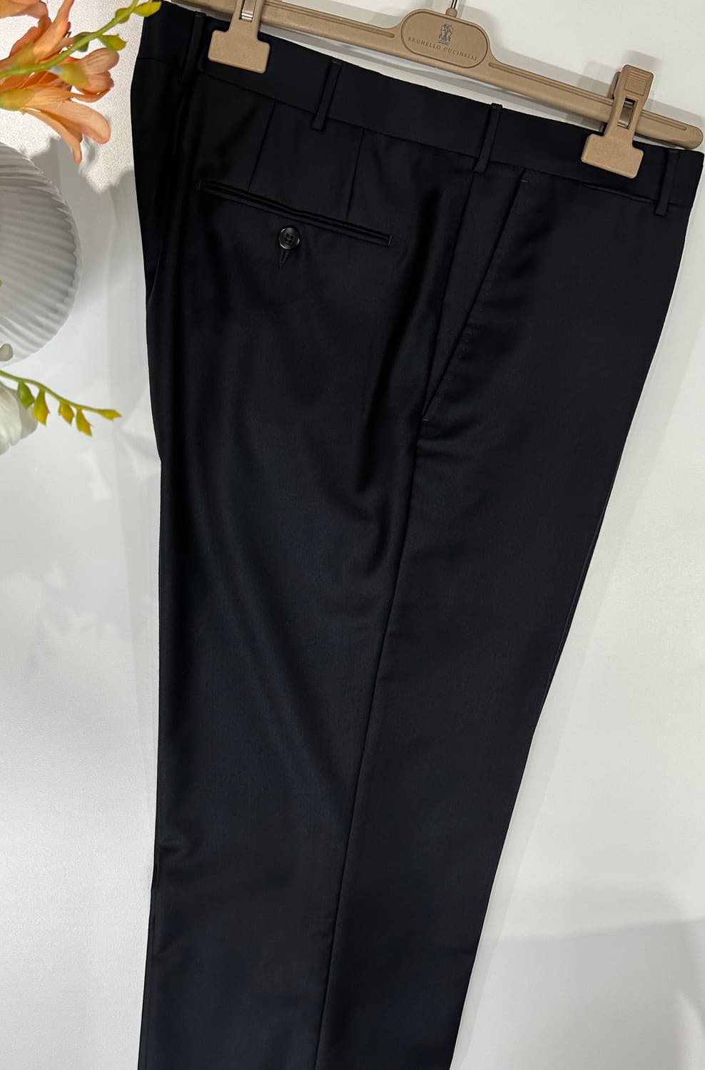 제냐 울팬츠 슬랙스 다크네이비 팬츠 상품이미지1