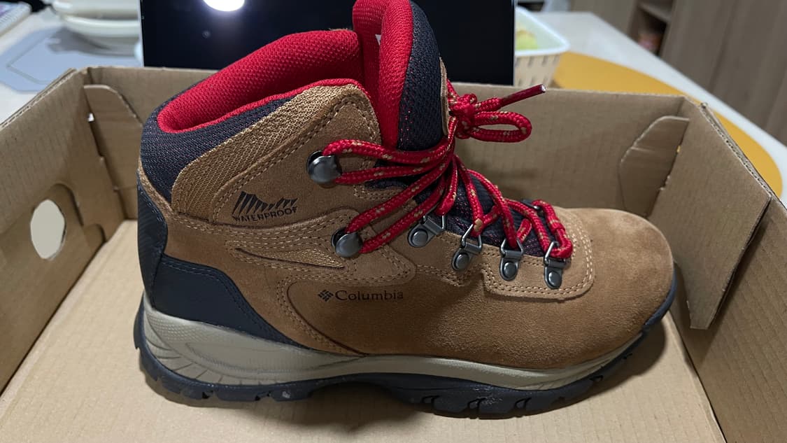 콜럼비아 방수 등산화 브라운컬러 240 상품이미지6
