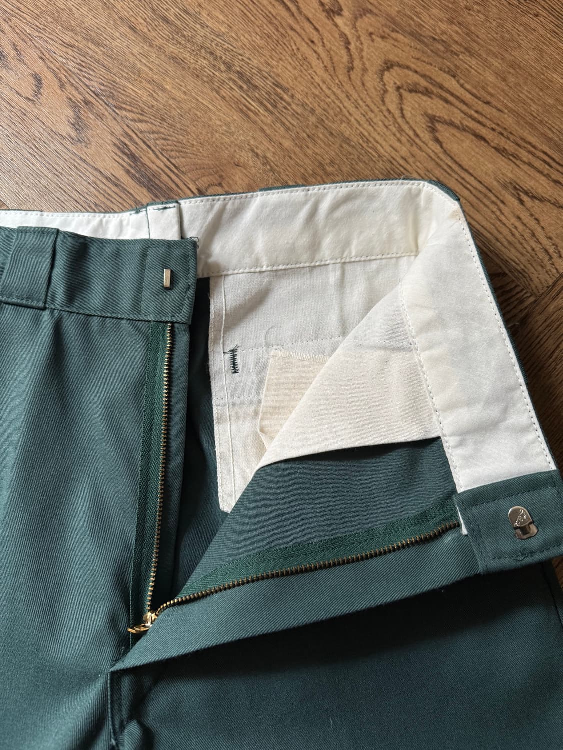 [31]90's 디키즈 874 Made in USA 링컨 그린 워크 팬츠 상품이미지3