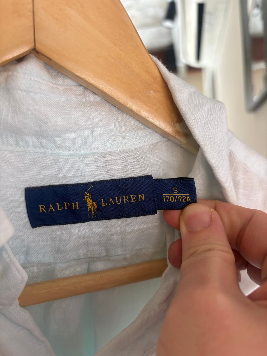 폴로 랄프로렌 그라데이션 린넨 셔츠 상품이미지3