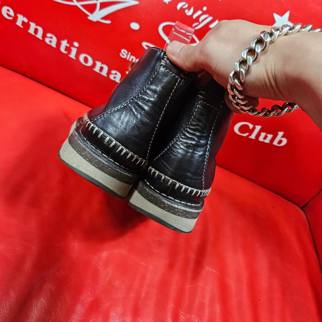 클락스(Clarks) 폴튼 탑 가죽 데저트화 270size 상품이미지6