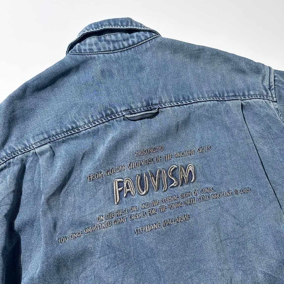 25ss 지오송지오 데님 반팔 셔츠 상품이미지3