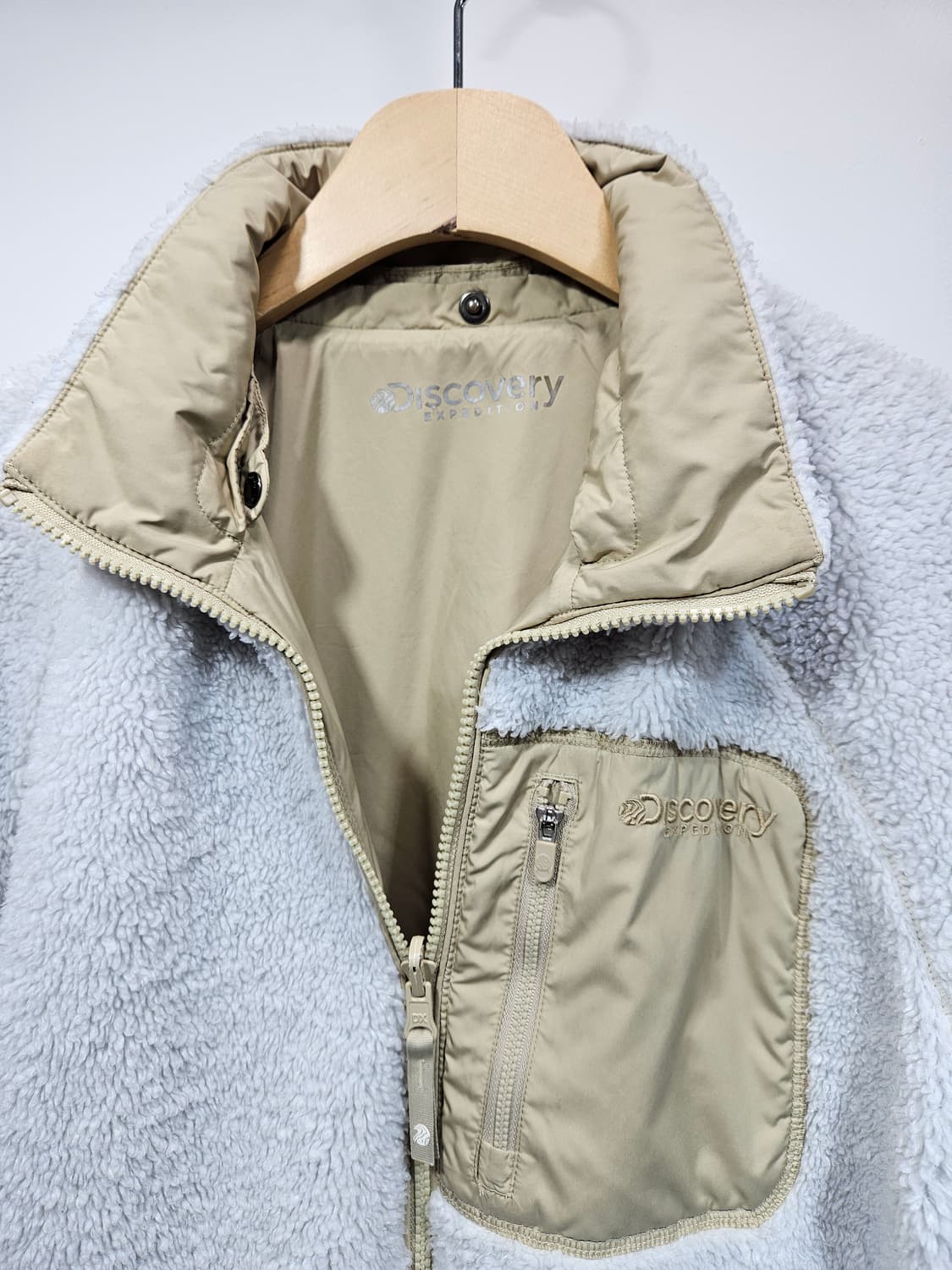 디스커버리 익스페디션 리버시블 뽀글이(플리스) 점퍼 90 상품이미지3