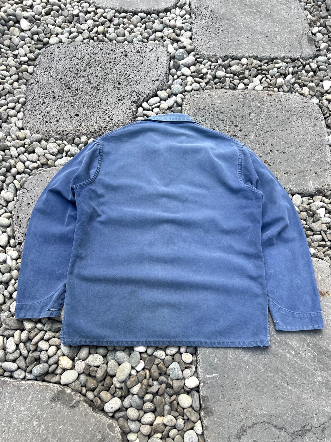 OLD FADED BLUE WASHING FRENCH 프렌치워크자켓 상품이미지2