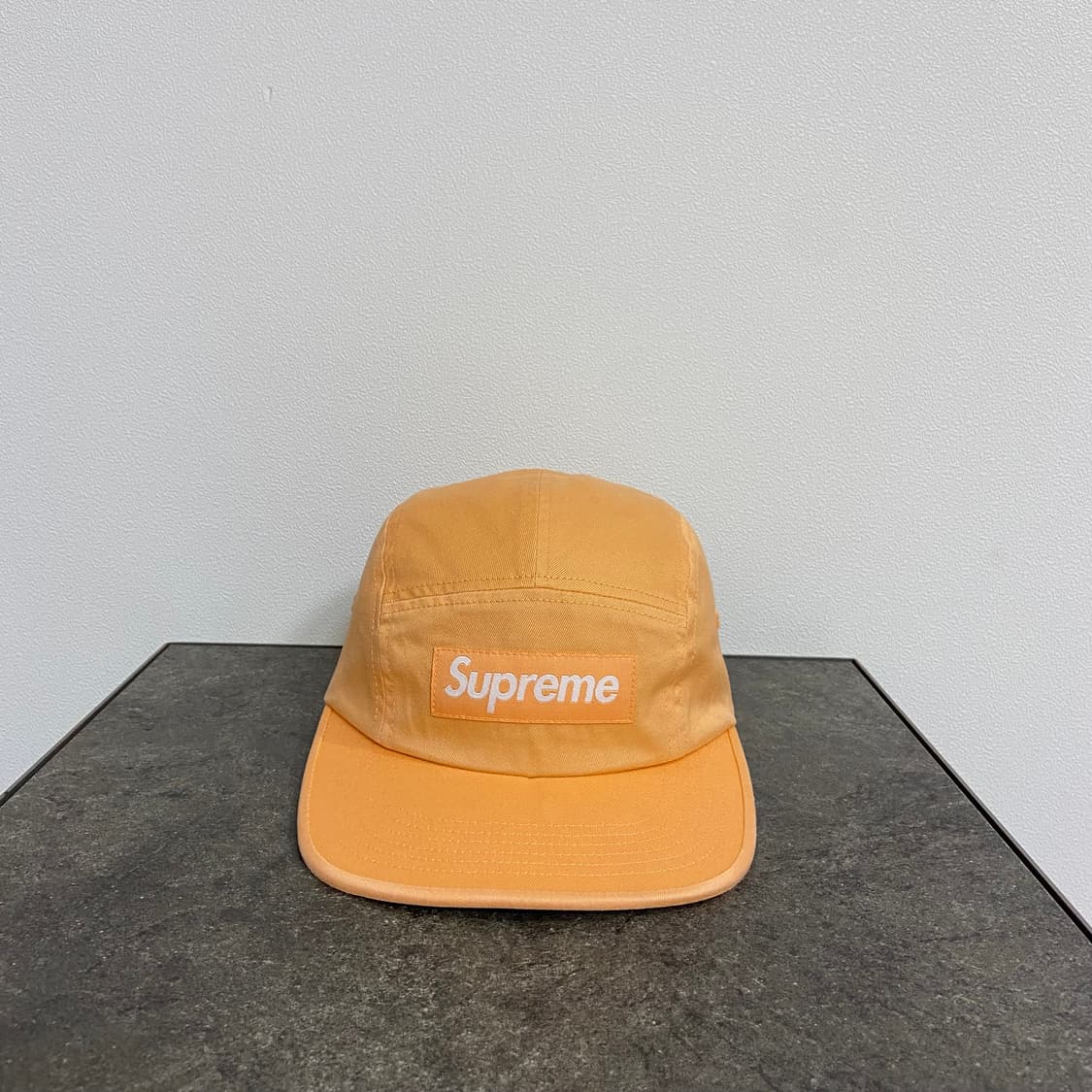 (OS) 슈프림 박스로고 캠프캡 모자 워시드 피치 상품이미지1