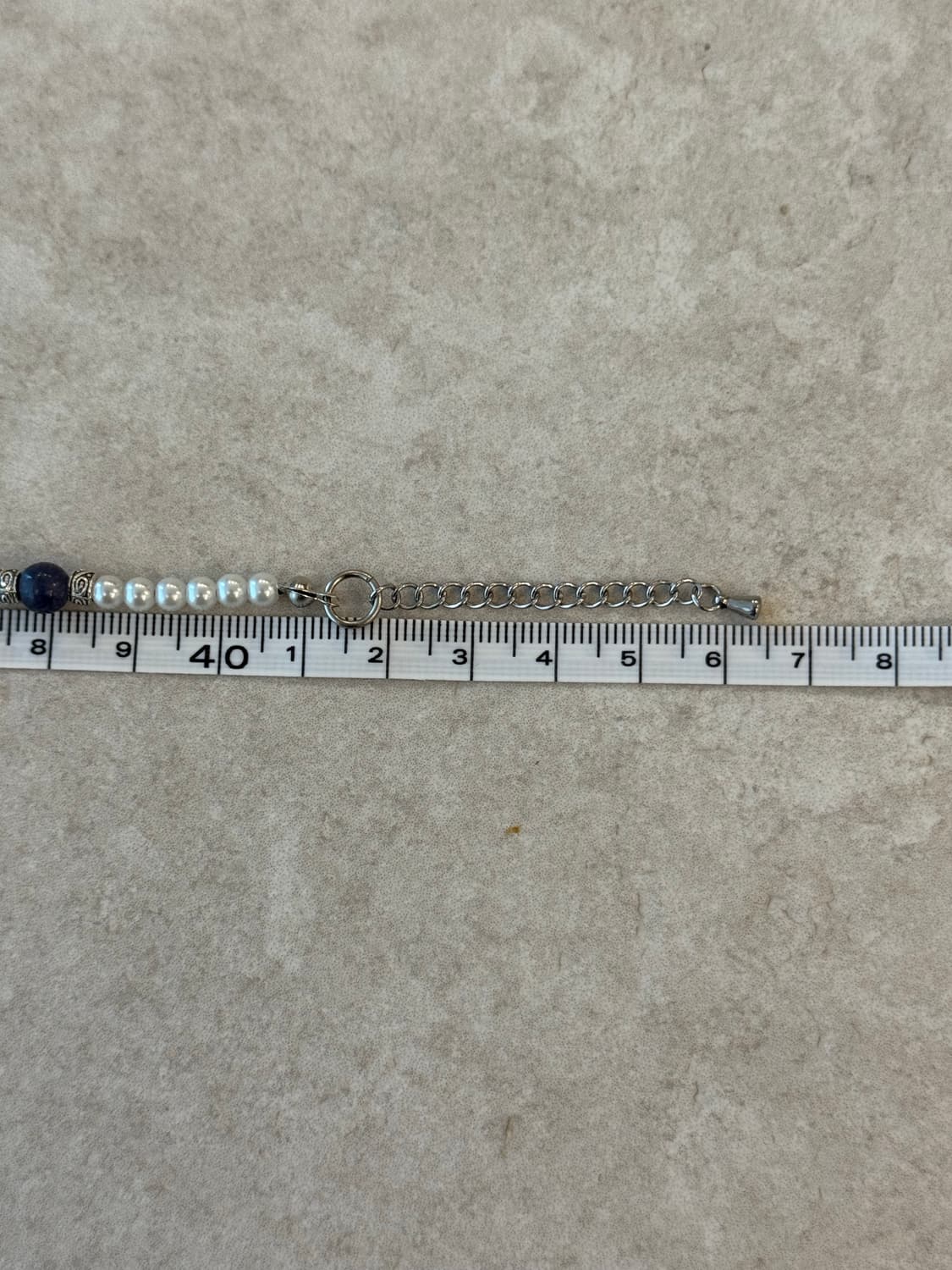 진주 퍼플포인트 레이어드 목걸이 상품이미지2