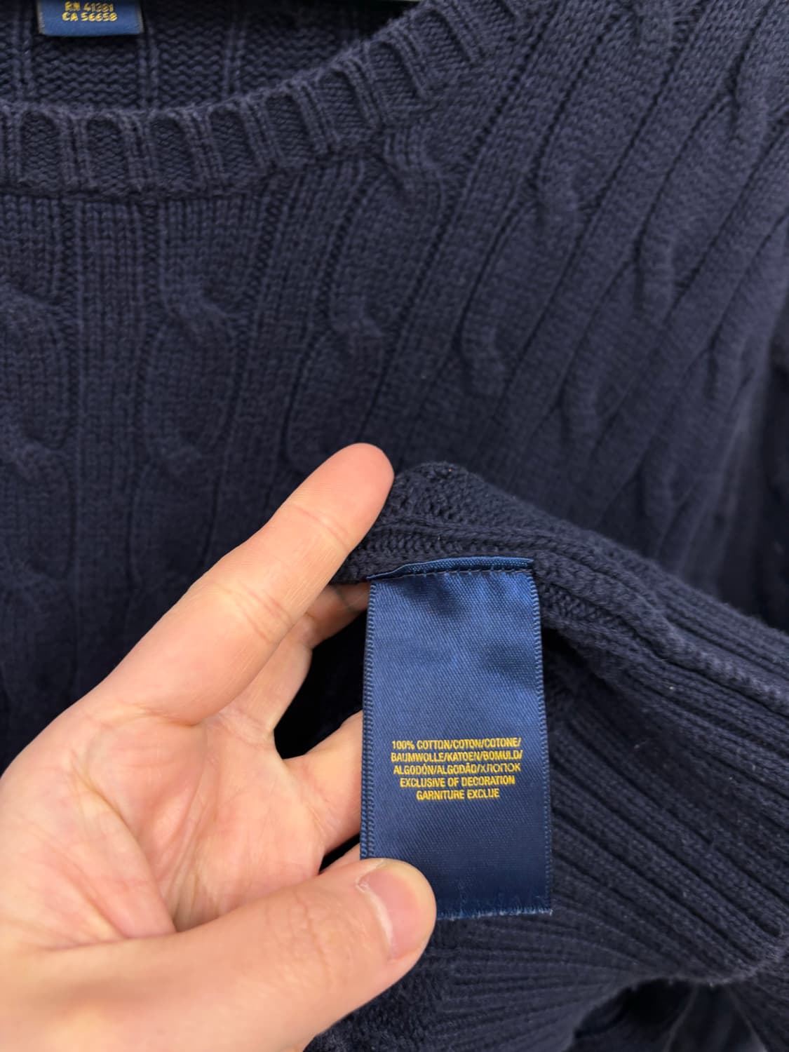 폴로랄프로렌 울 케이블 니트 상품이미지5