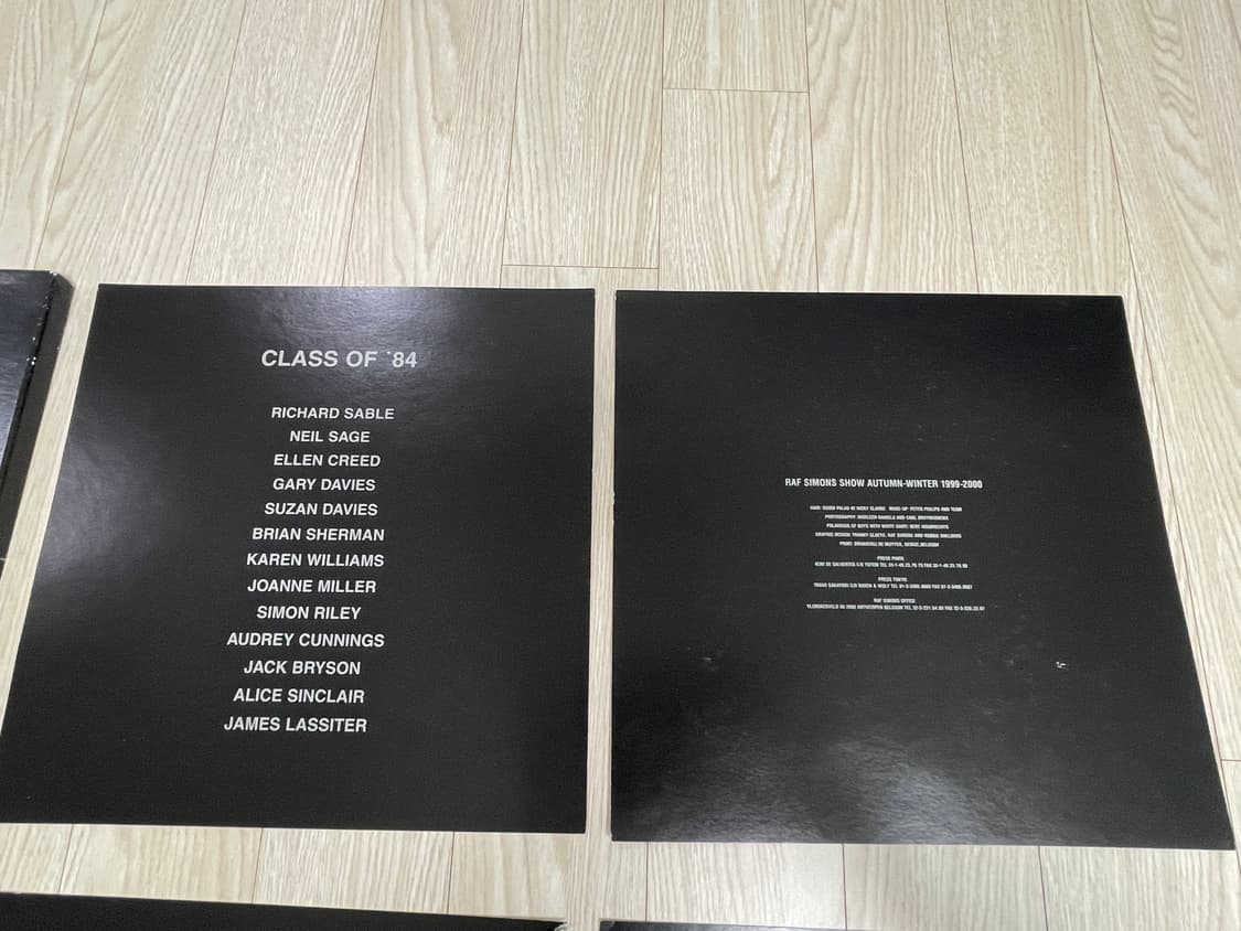 라프시몬스 1999-2000AW 컬렉션 룩북 Raf Simons 상품이미지3