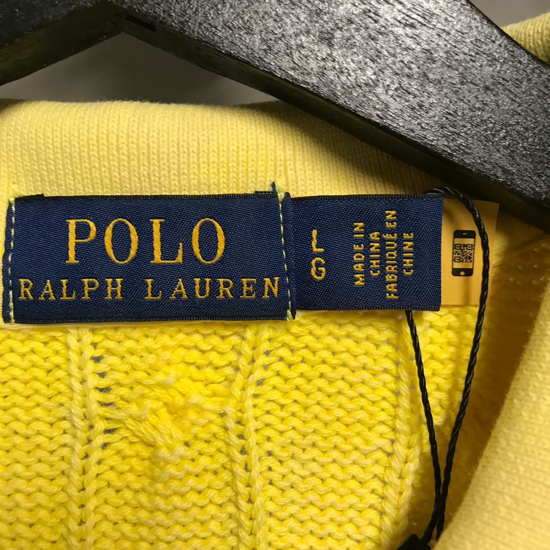 폴로 랄프로렌 QR 케이블 니트 베스트 L(W) 상품이미지6