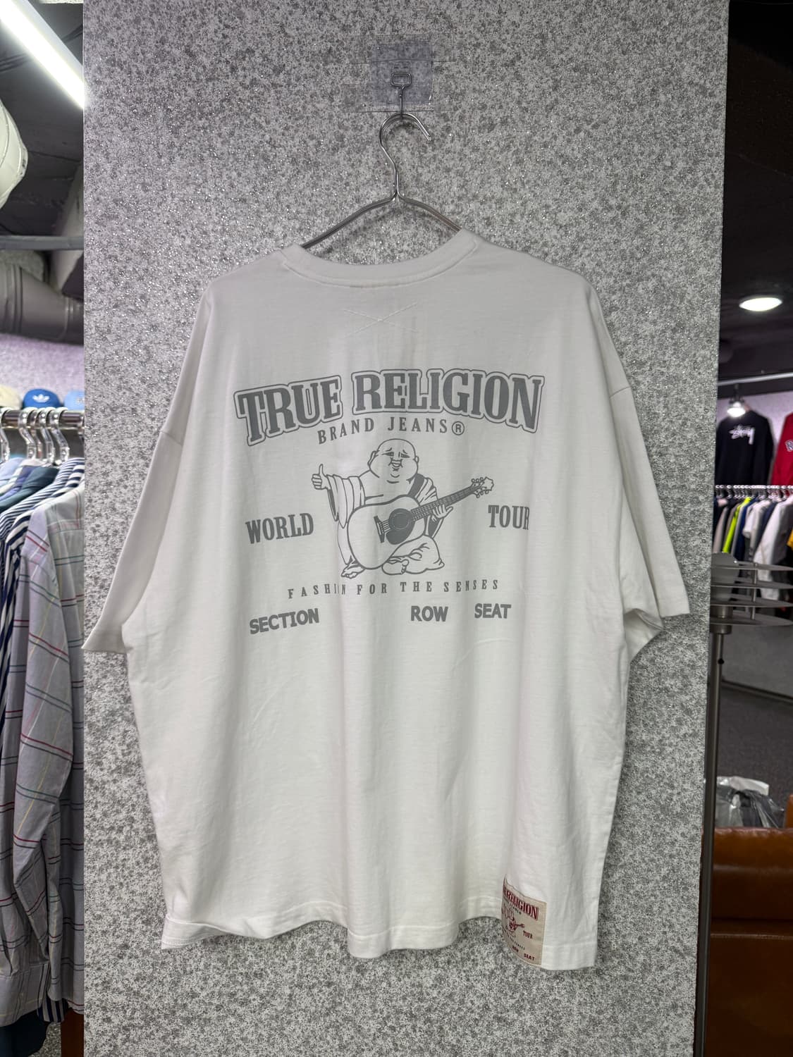 트루릴리젼 백프린팅 화이트 반팔 티셔츠 B4712 상품이미지3