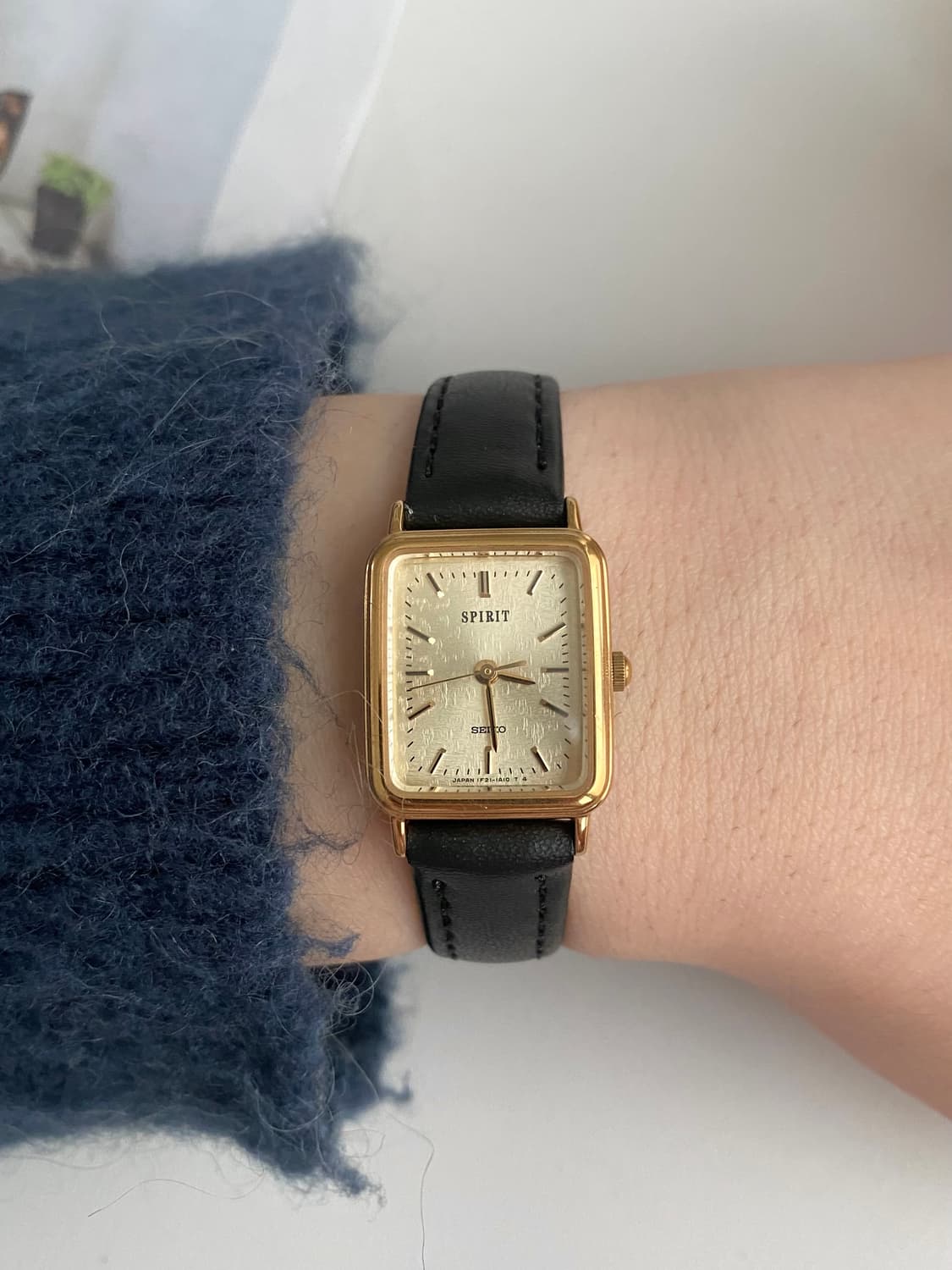 Seiko 세이코 스피릿 스퀘어 쿼츠 골드 레이디스 상품이미지8