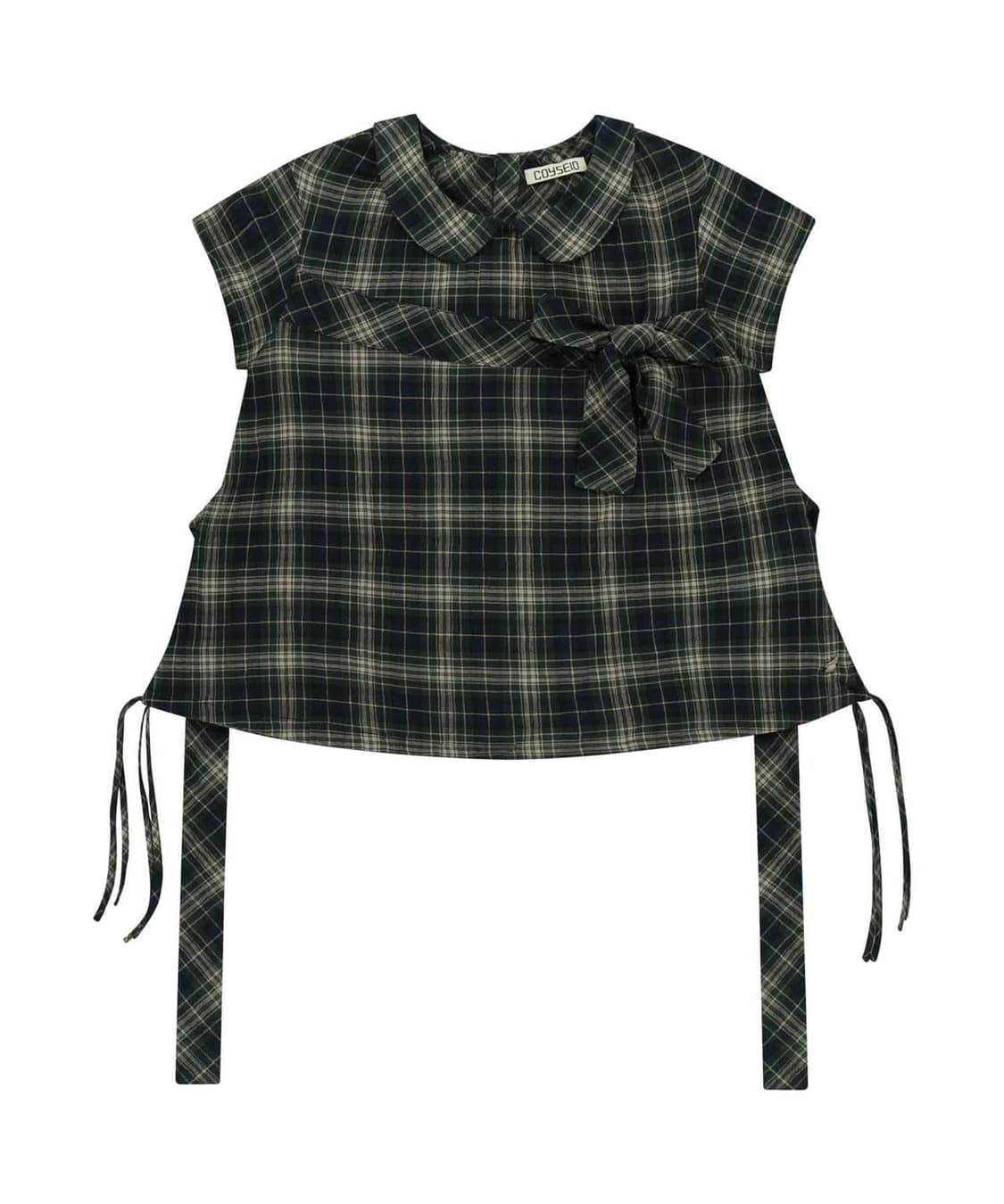 코이세이오 BOW BLOUSE CHECK 상품이미지1