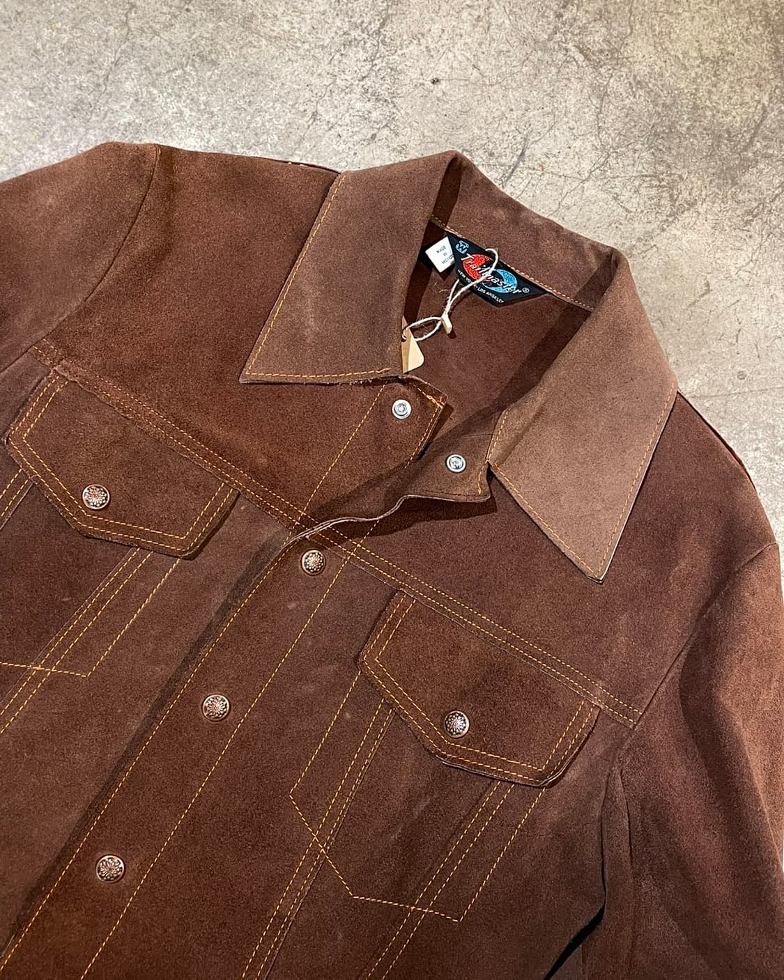 70‘s Trailmaster 스웨이드 레더 자켓 (B5128) 상품이미지2