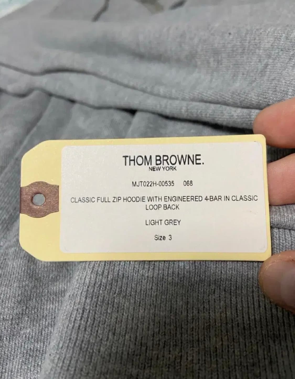 톰브라운 그레이 후드집업 상품이미지6