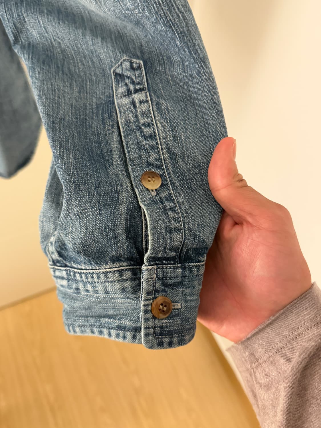 생로랑 카산드라 데님 셔츠 XL 상품이미지5