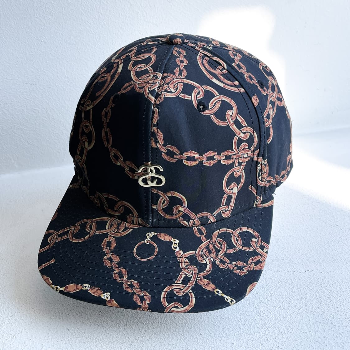 스투시 SS링크 체인 패턴 6패널 캡 상품이미지1