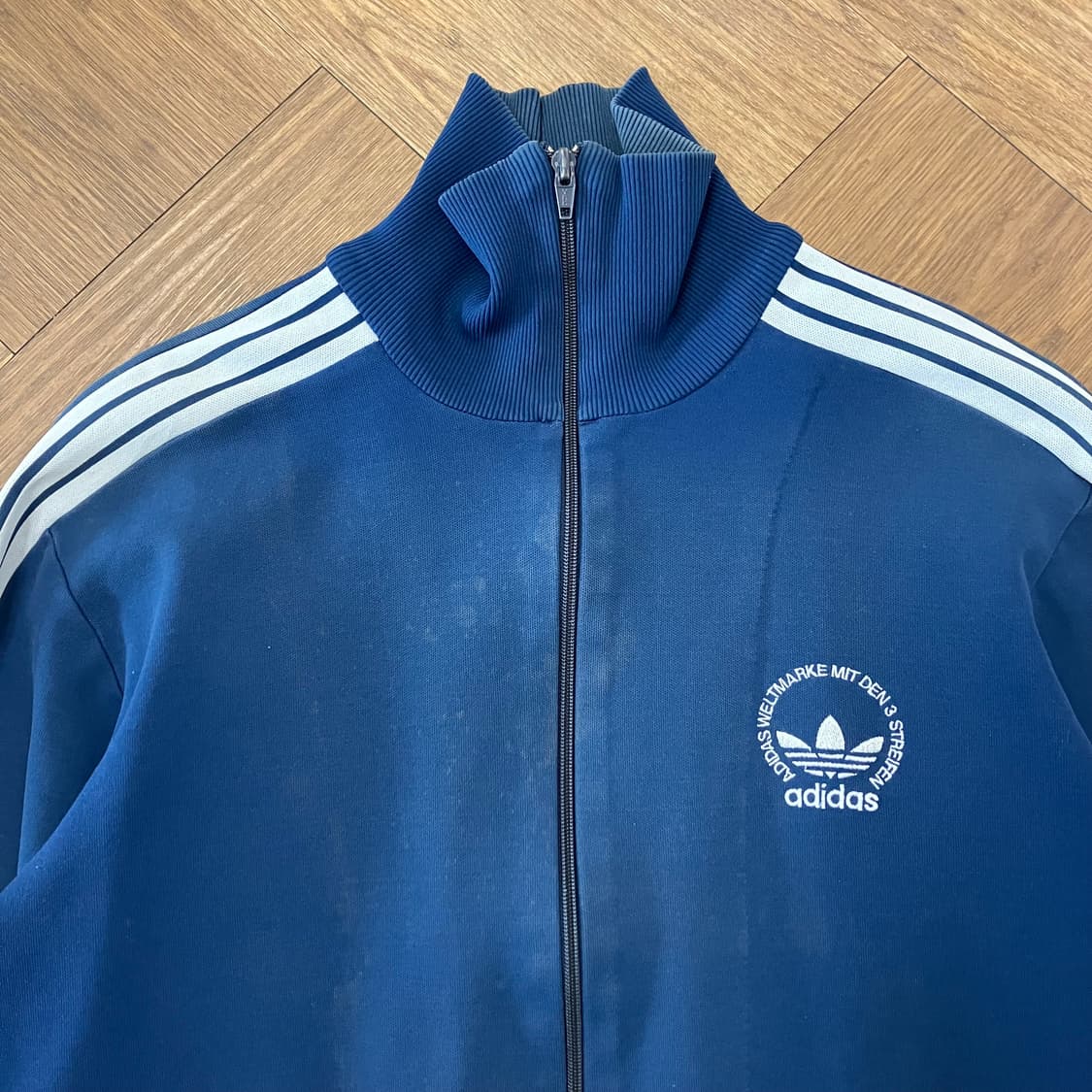 N187 80s 아디다스 져지 빈티지 네이비 상품이미지8