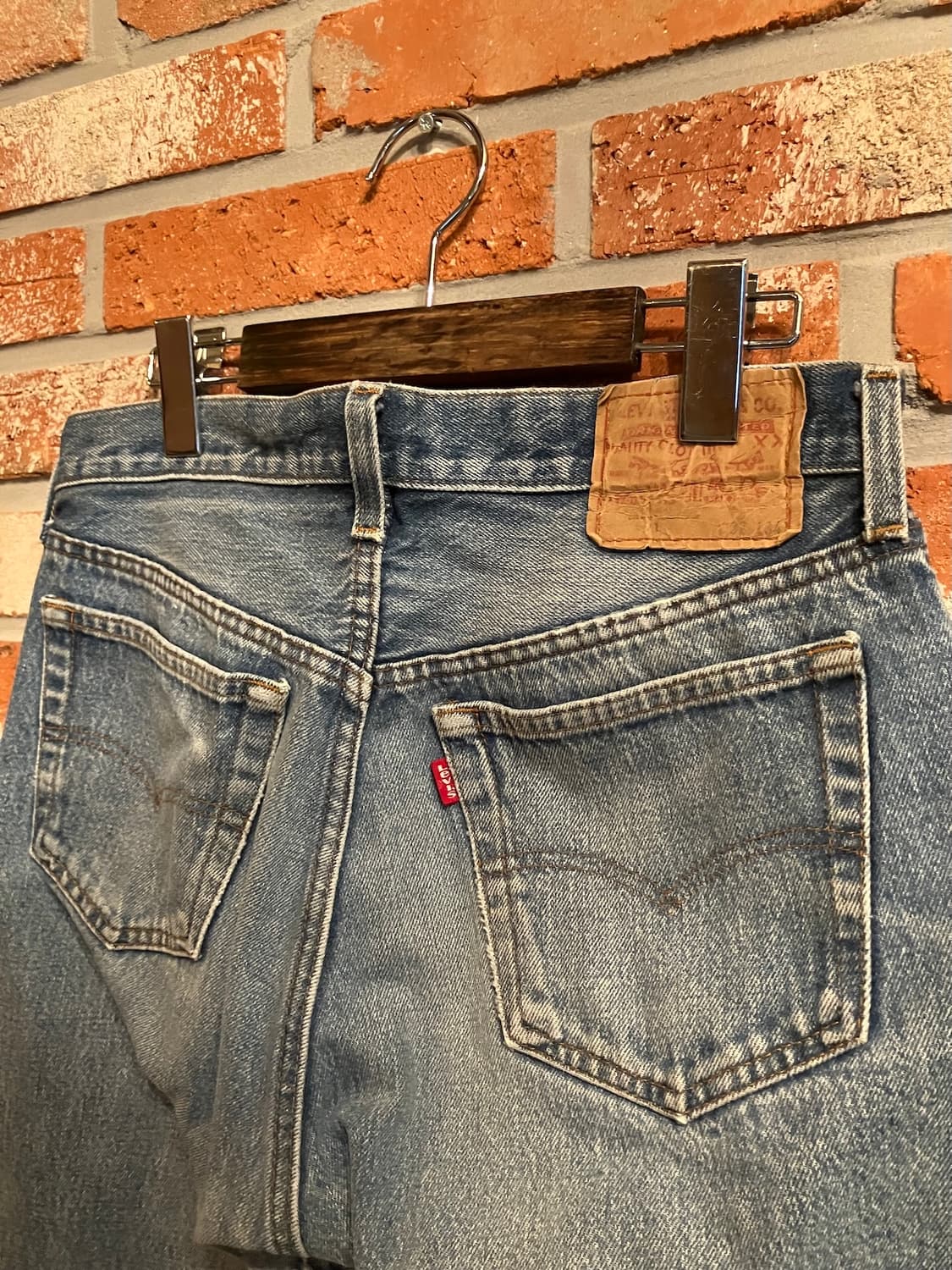 80s USA 빈티지 리바이스 501 이행기 데님 팬츠 상품이미지6