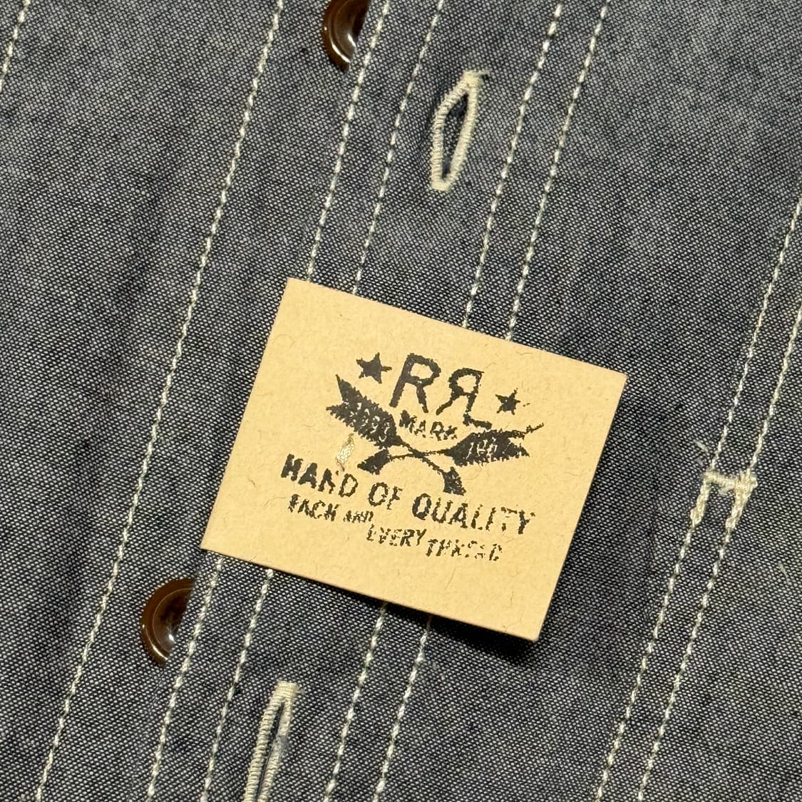 더블알엘 10ss 스티치 포켓 워크 셔츠 S 상품이미지6