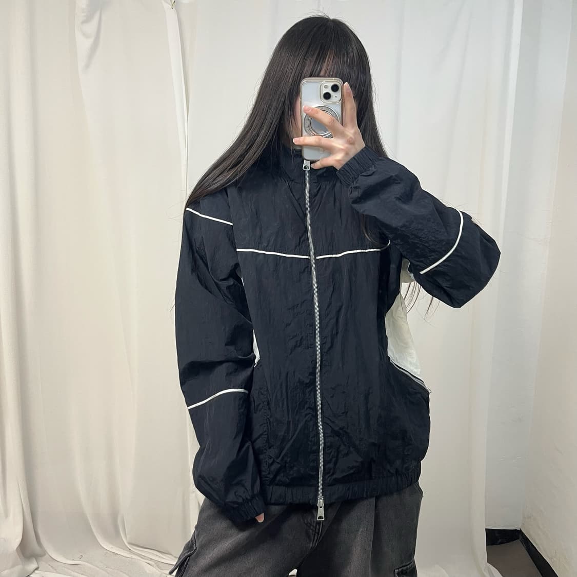 Jordan black windbreaker 상품이미지1