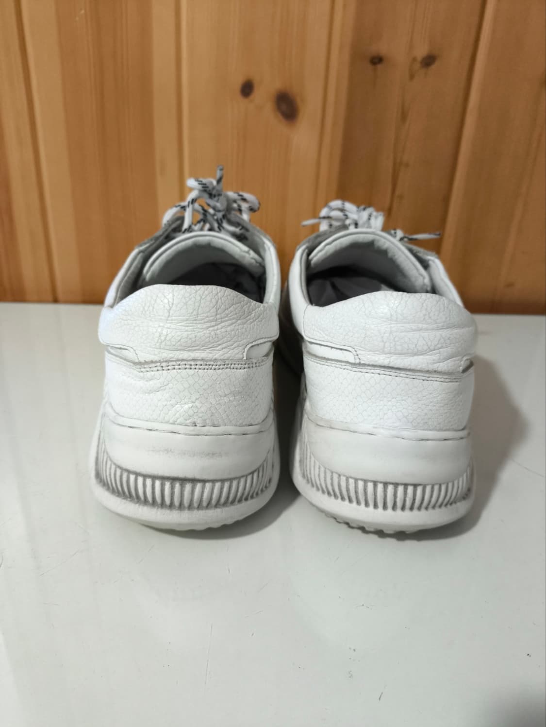 265mm 솔트앤초콜릿 가죽 스니커즈  상품이미지8