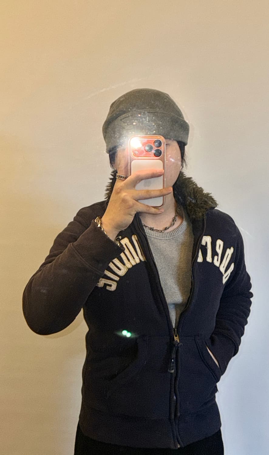 아베크롬비 울프죠 센터로고 집업 상품이미지1