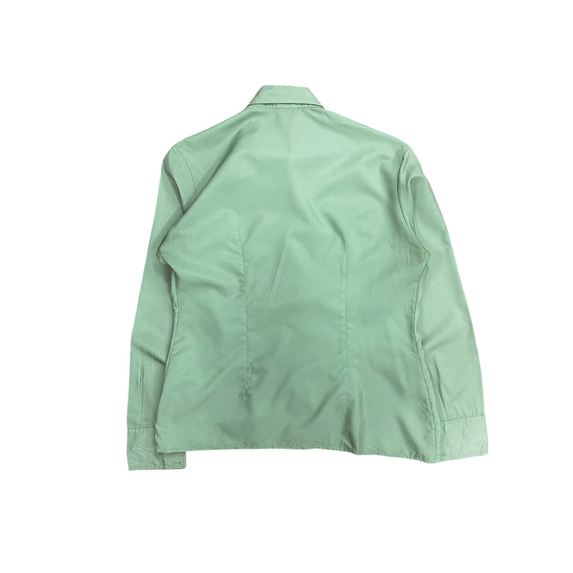 Drop Printing Olive Satin Shirt 상품이미지2