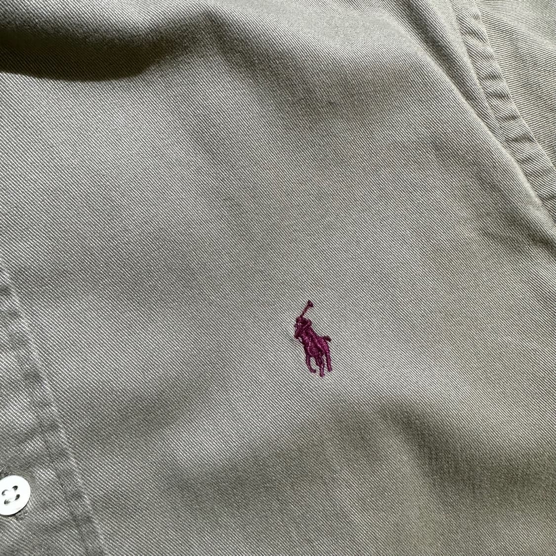 폴로 랄프로렌 트윌코튼 셔츠 카키 상품이미지4