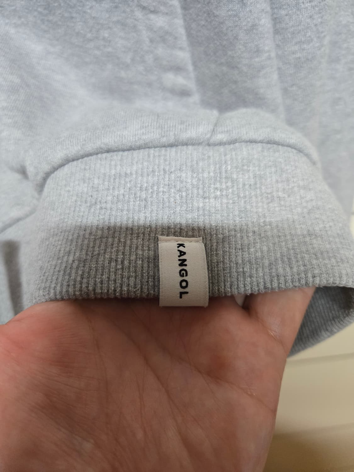 캉골 멜란지그레이 후드 집업 상품이미지4