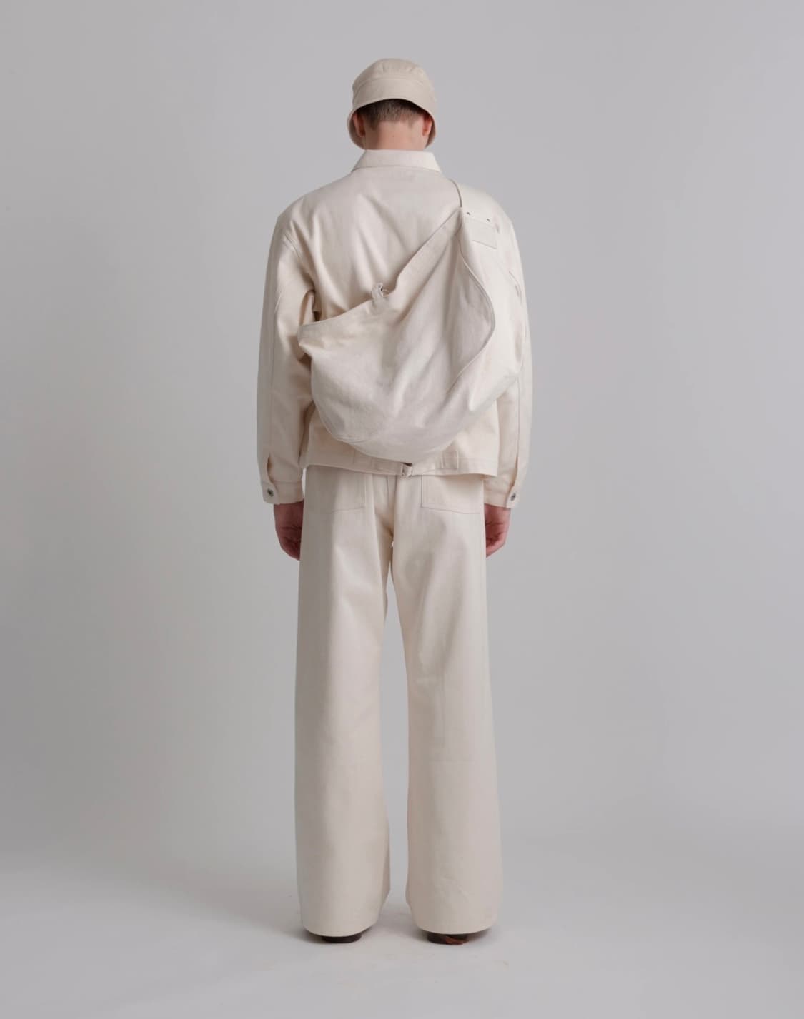 [L] 타이가 타카하시 Lot004 뉴스보이 백 아이보리 상품이미지5