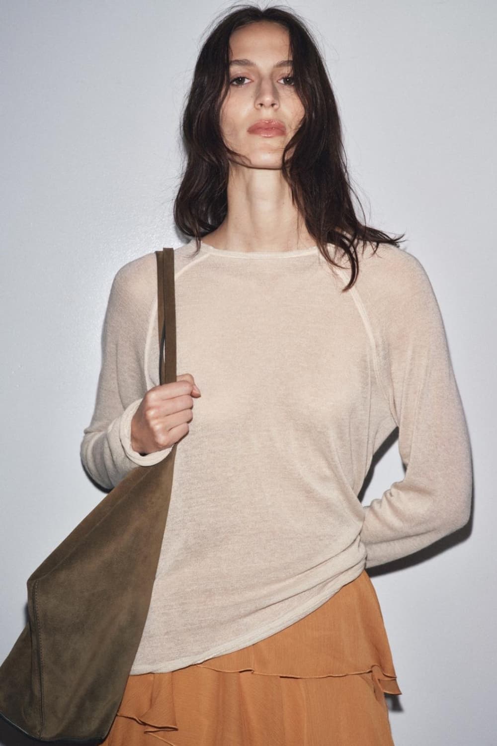 (구해요)자라 울 롱슬리브 긴팔 티셔츠 상품이미지2