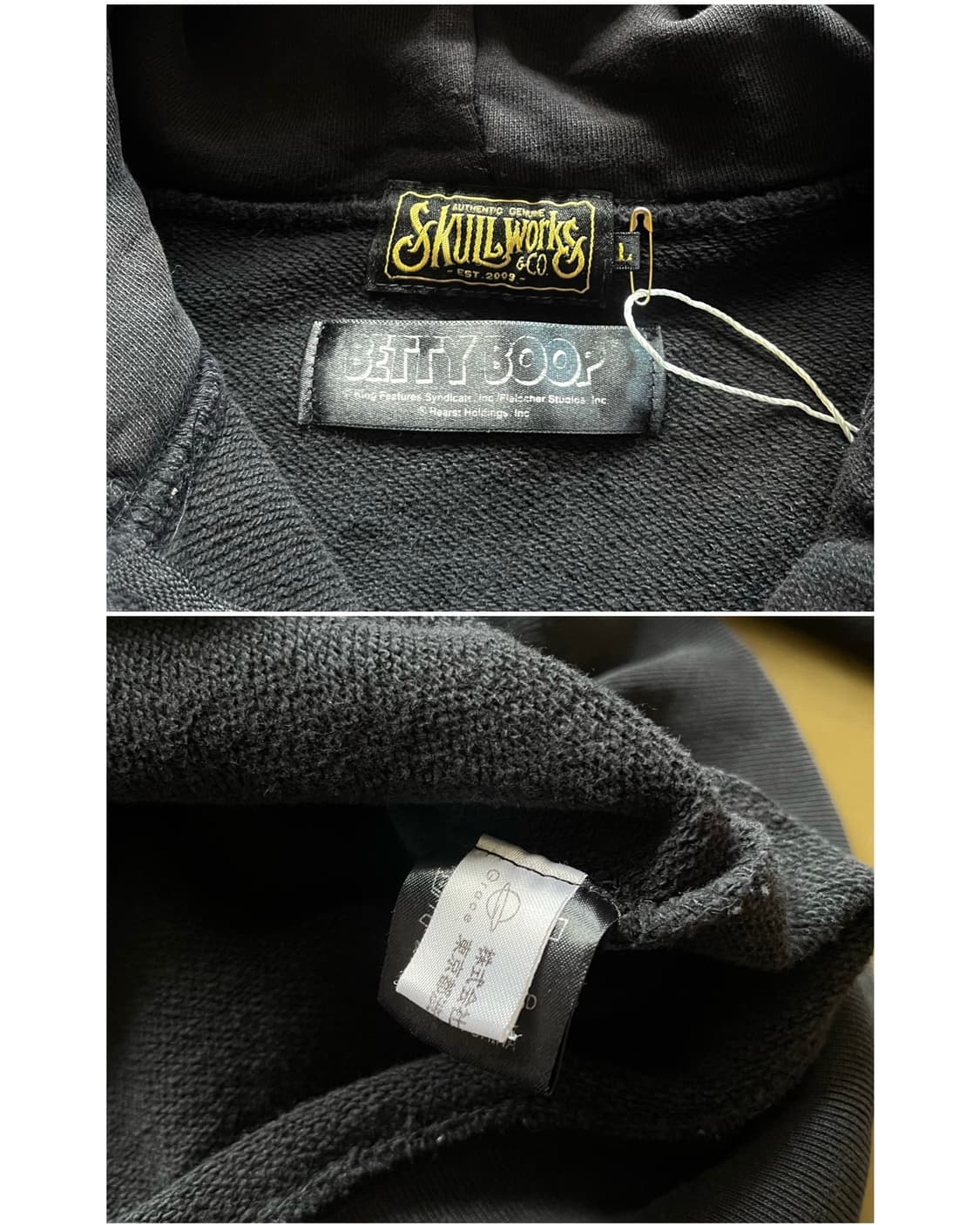 Betty Boop X Skull Works Hood Zip-up  상품이미지5