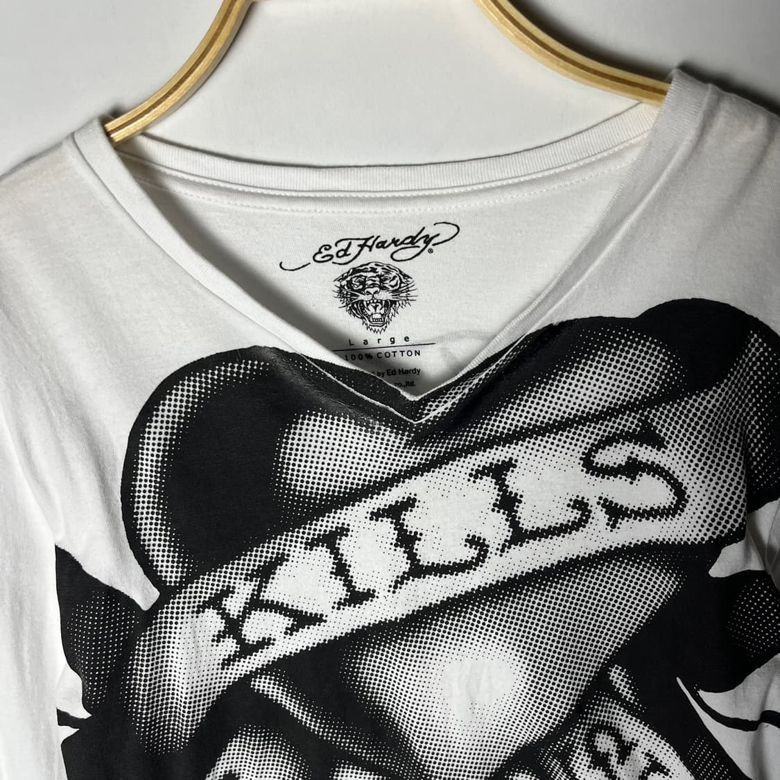 [Ed Hardy] 에드하디 스컬 브이넥 롱슬리브 상품이미지3