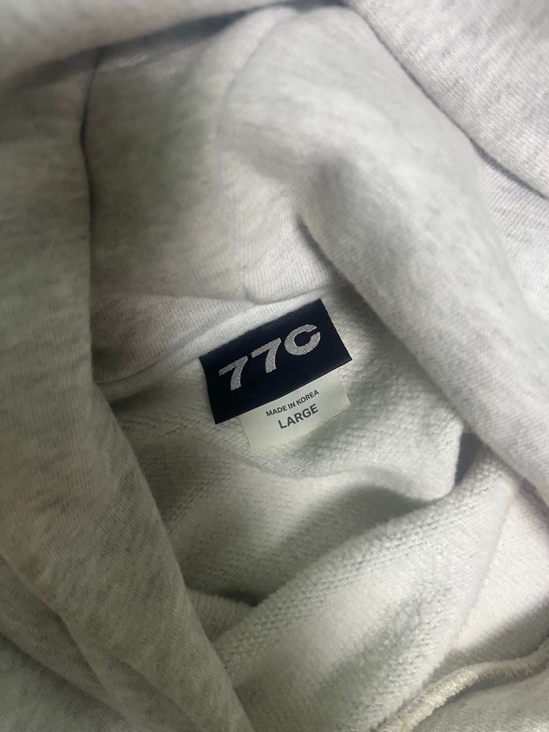 77c 후드 라이트그레이 상품이미지2