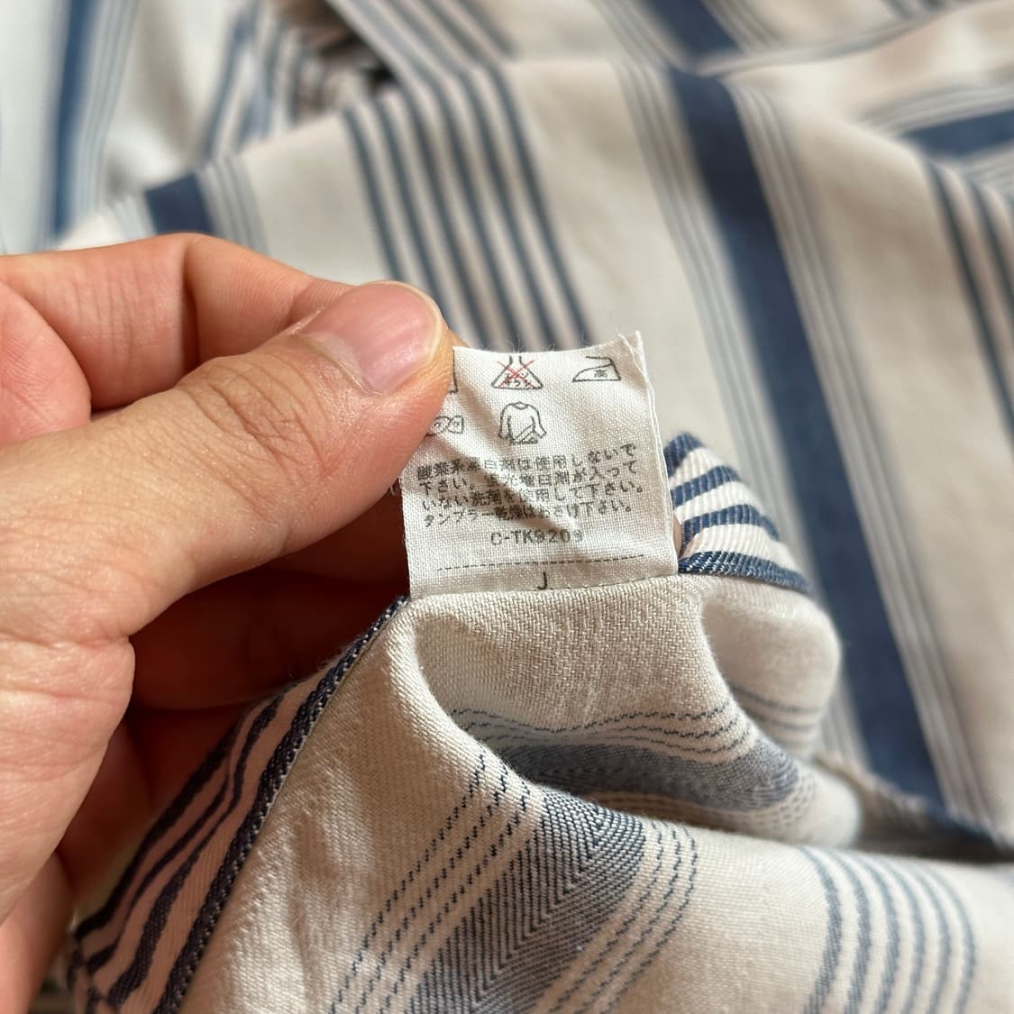Scented stripe cotton shirts 상품이미지7