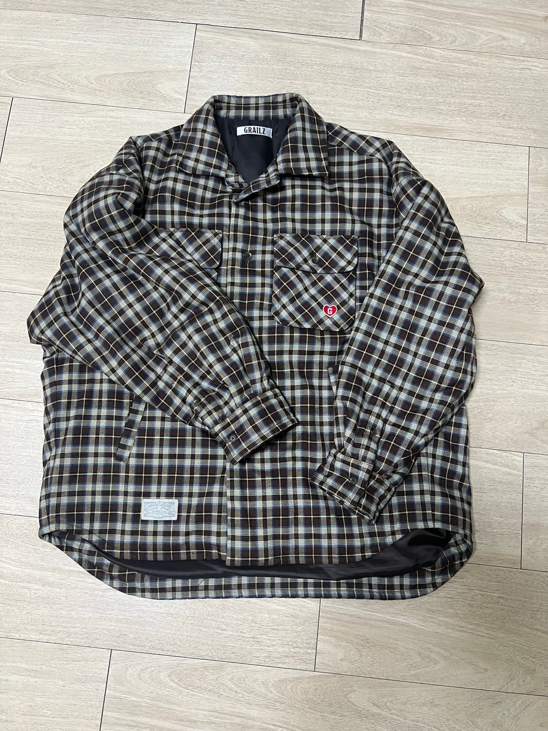 그레일즈 셔츠패딩 상품이미지1