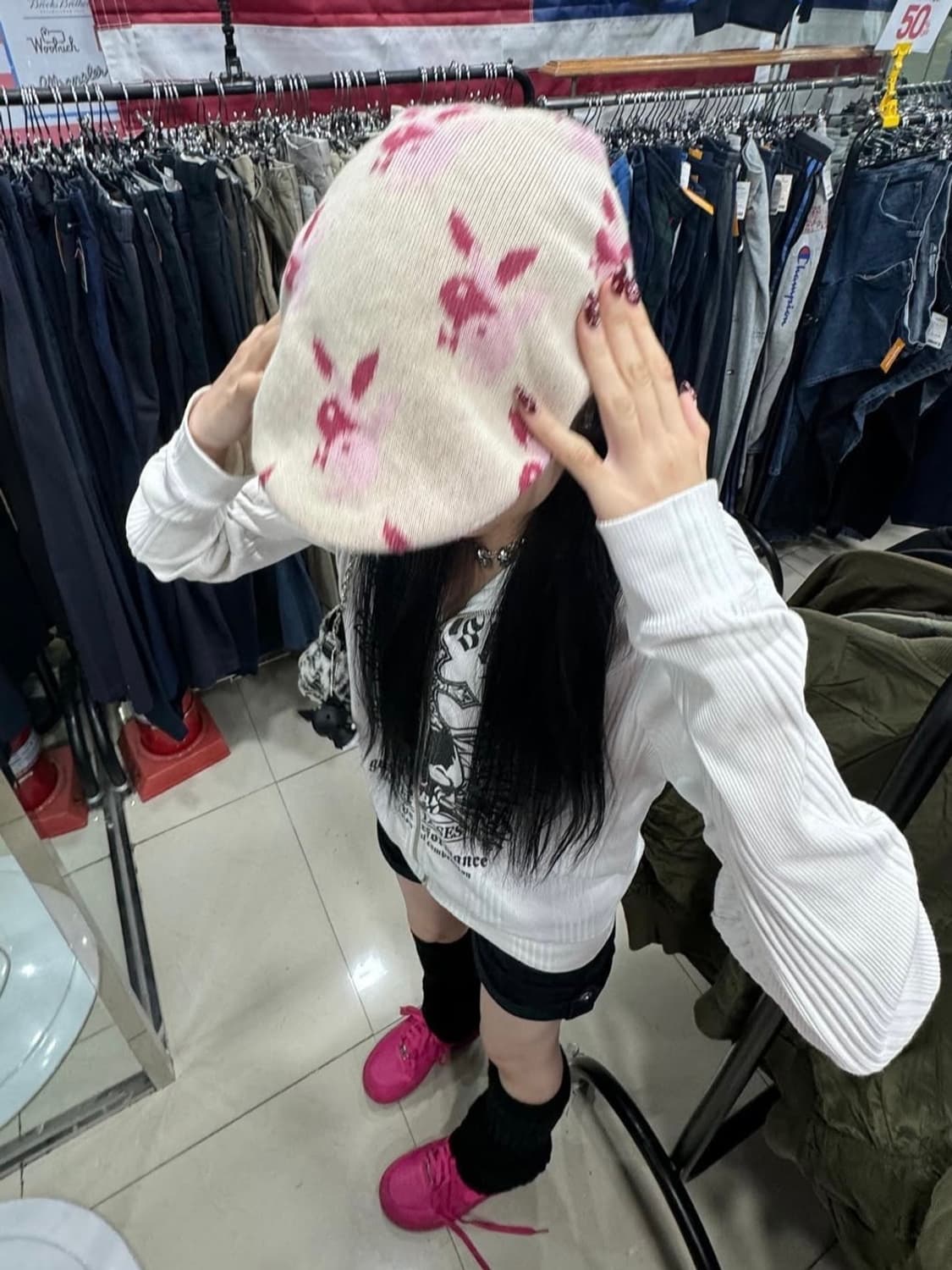 플레이보이 헌팅캡 모자 (일본빈티지) 상품이미지5