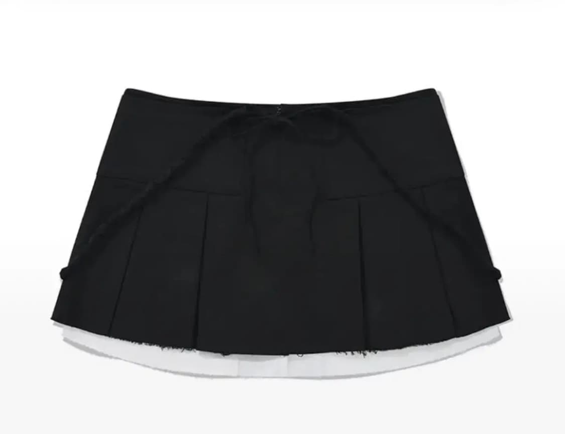 키르시 컬렉션 로우 플리츠 스커트 상품이미지1