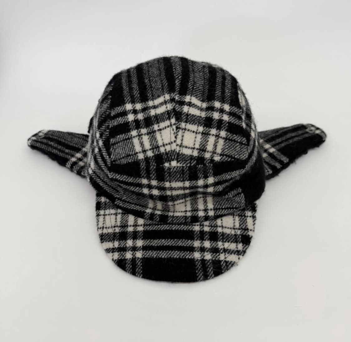 요코 사카모토 체크 이어플랩 캡 상품이미지2