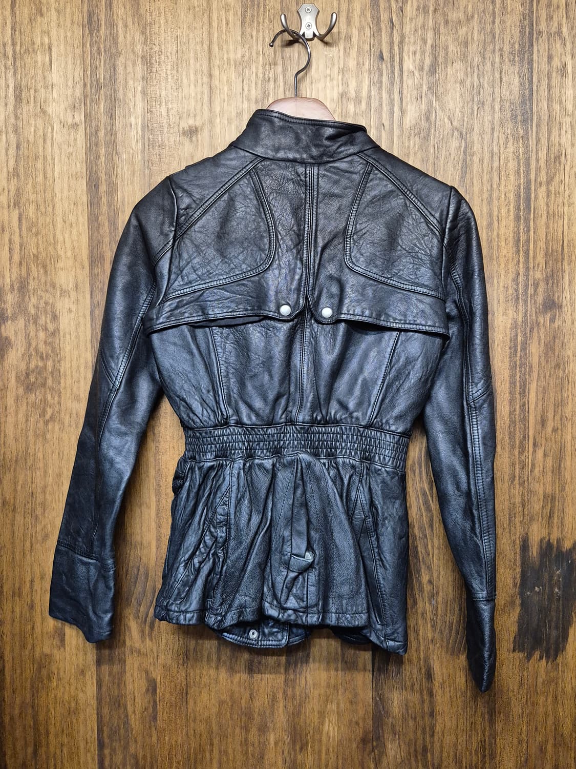 VINTAGE DETAIL LETHER JACKET  상품이미지3