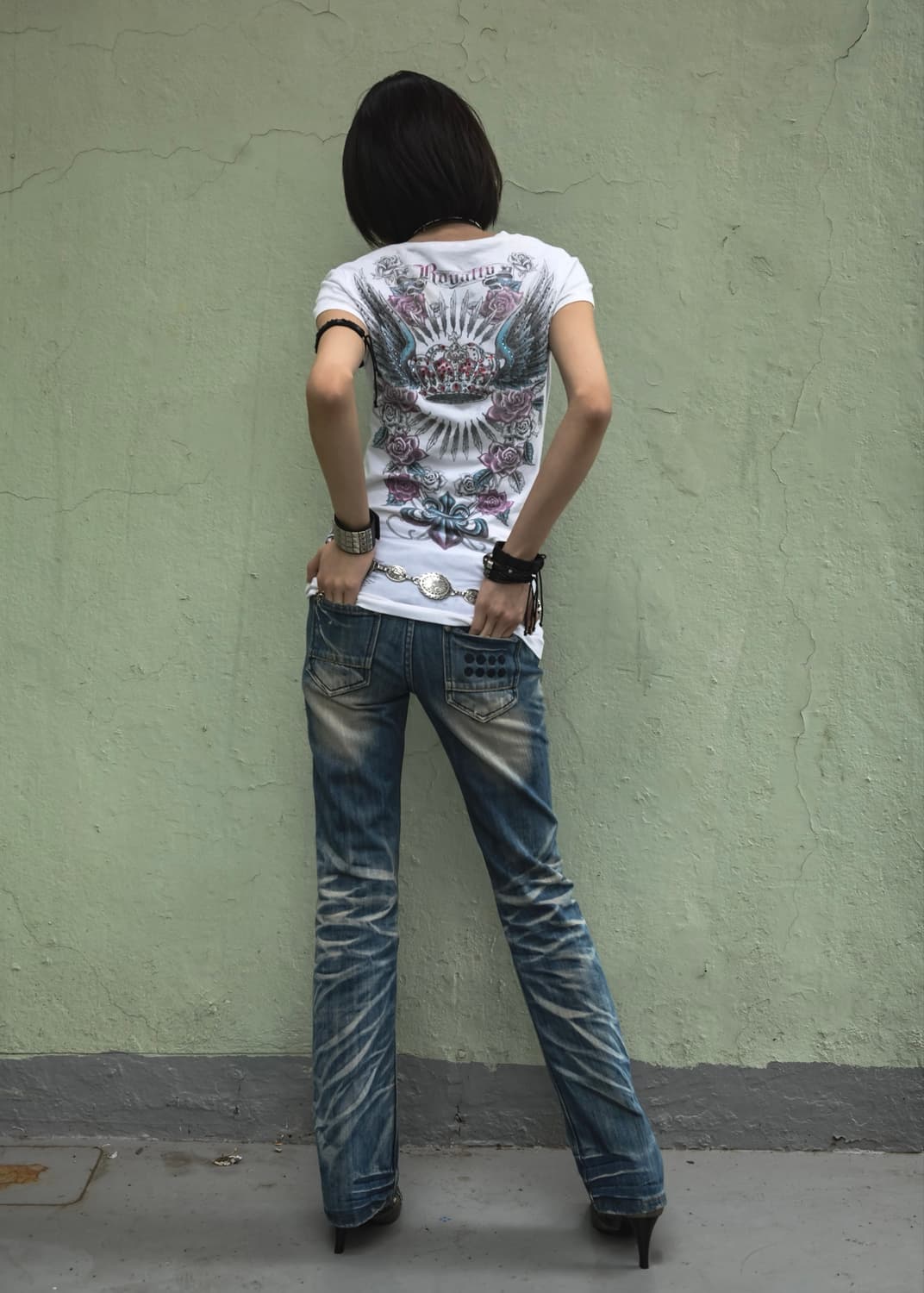 White Wings Printed T-shirt 상품이미지3