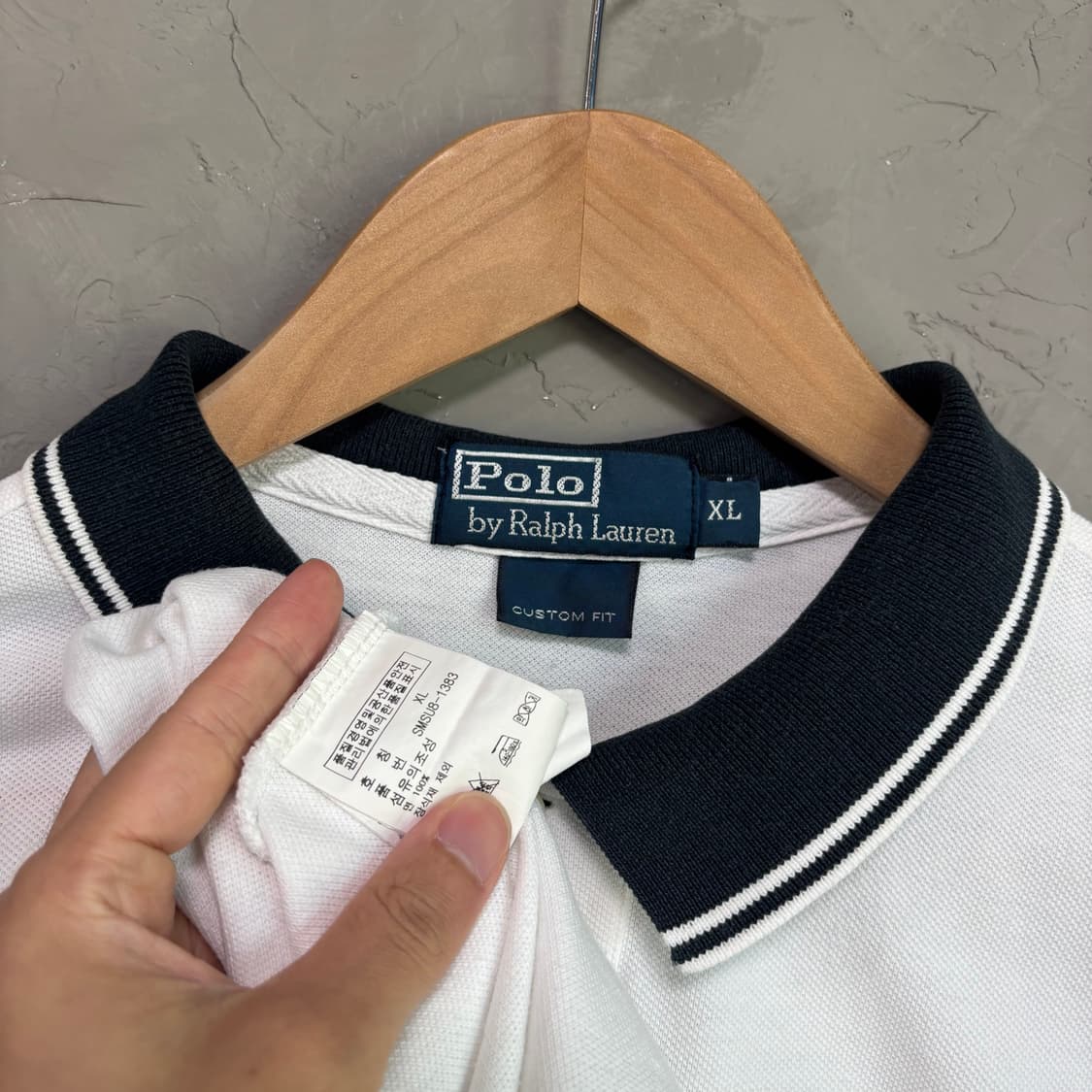 폴로 랄프로렌 빅포니 치프키프 블랙와치 카라티 반팔 상품이미지3