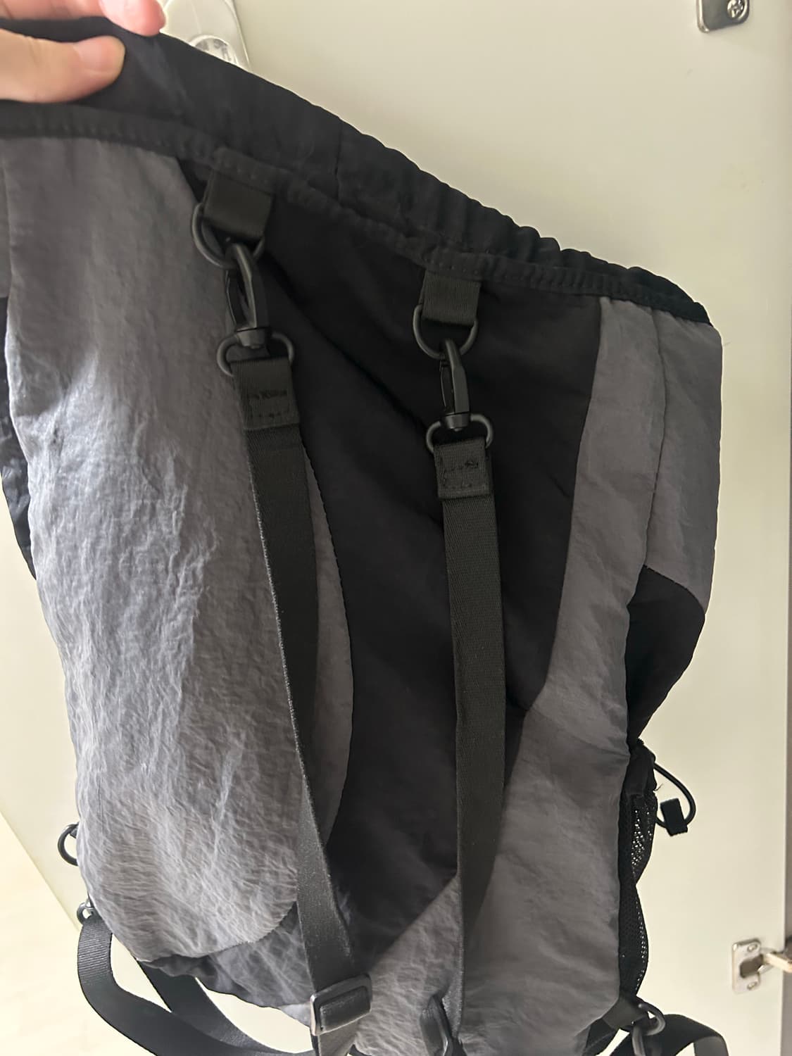 노매뉴얼 가방 C.B STRING BAG - CHARCOAL 상품이미지3